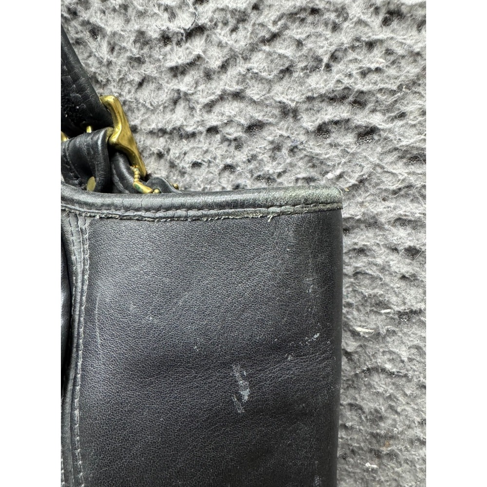 Vintage 90's Women's Coach Legacy Leather Shopper Tote Shoulder Bag Black - Picture 12 of 16